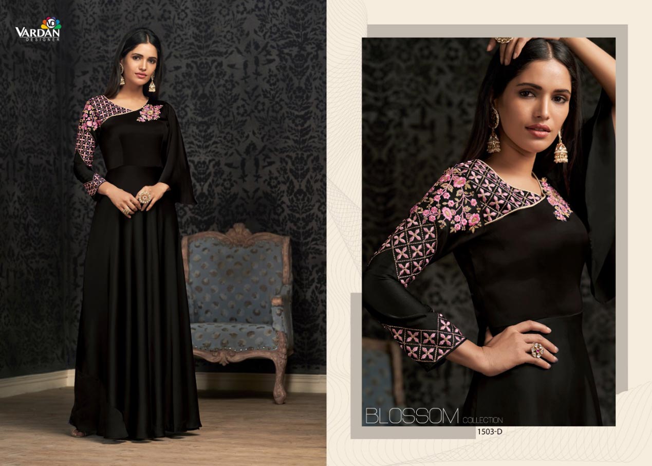 Navya Gold Vol-15 Vardan Designer Georgette Gowns Navya Gold Vol-15 Vardan Designer Georgette Gowns